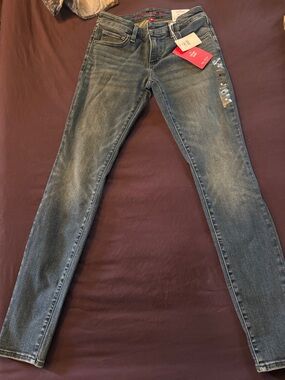 Lucky Brand Women's Faded Blue Skinny Jeans